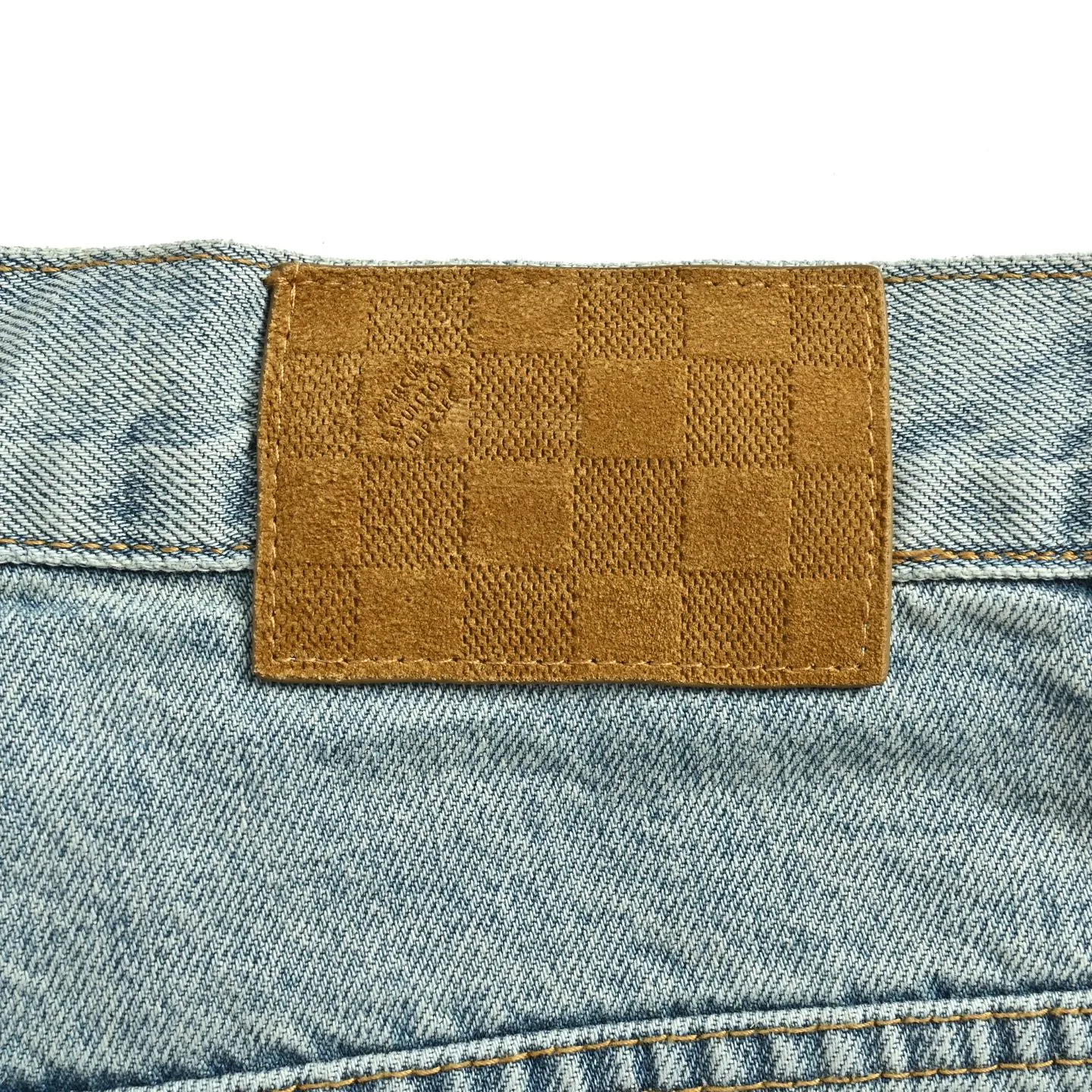 Louis Vuitton/Louis Vuitton presbyopic patchwork jeans